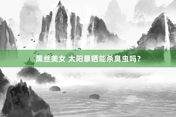 黑丝美女 太阳暴晒能杀臭虫吗？