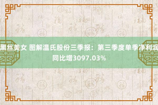 黑丝美女 图解温氏股份三季报：第三季度单季净利润同比增3097.03%