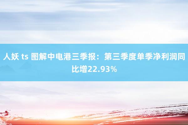 人妖 ts 图解中电港三季报：第三季度单季净利润同比增22.93%