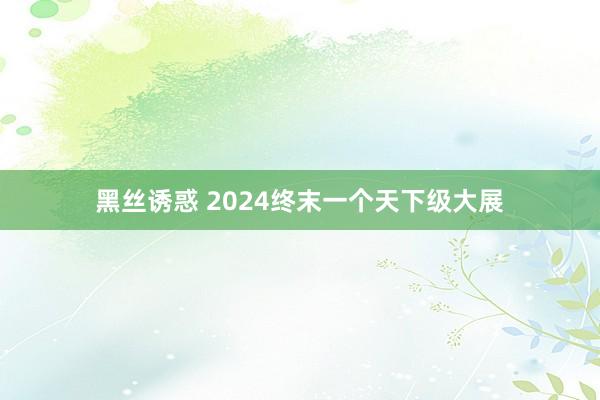 黑丝诱惑 2024终末一个天下级大展