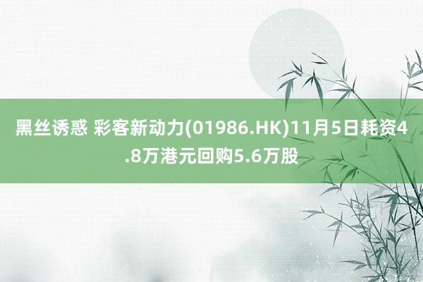 黑丝诱惑 彩客新动力(01986.HK)11月5日耗资4.8万港元回购5.6万股