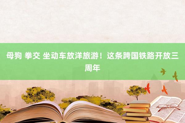 母狗 拳交 坐动车放洋旅游！这条跨国铁路开放三周年