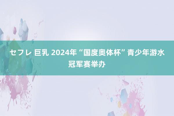 セフレ 巨乳 2024年“国度奥体杯”青少年游水冠军赛举办
