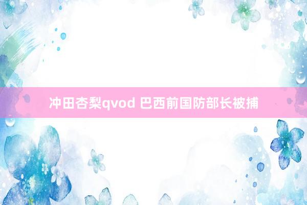 冲田杏梨qvod 巴西前国防部长被捕
