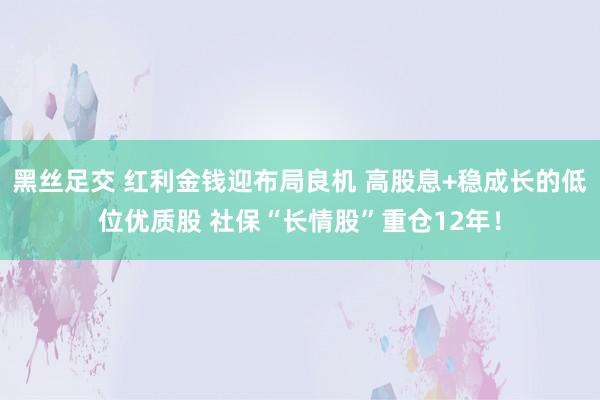 黑丝足交 红利金钱迎布局良机 高股息+稳成长的低位优质股 社保“长情股”重仓12年！