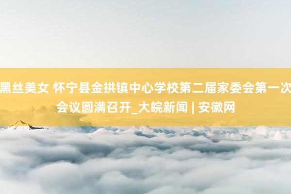 黑丝美女 怀宁县金拱镇中心学校第二届家委会第一次会议圆满召开_大皖新闻 | 安徽网