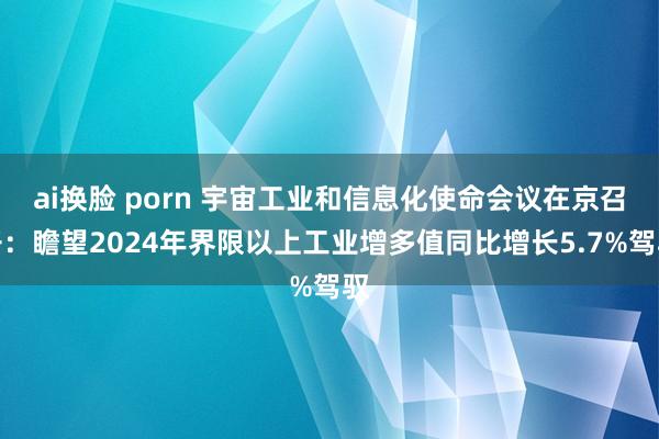 ai换脸 porn 宇宙工业和信息化使命会议在京召开：瞻望2024年界限以上工业增多值同比增长5.7