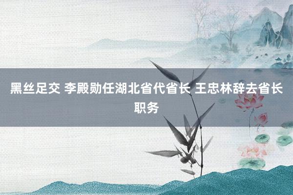 黑丝足交 李殿勋任湖北省代省长 王忠林辞去省长职务