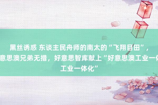 黑丝诱惑 东谈主民舟师的南太的“飞翔目田”，让好意思澳兄弟无措，好意思智库献上“好意思澳工业一体化”